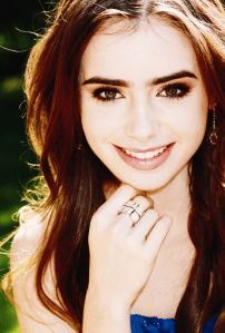 Lily Collins smile