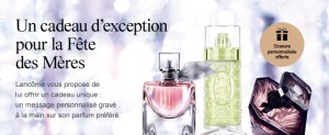 Gravure offerte Lancôme