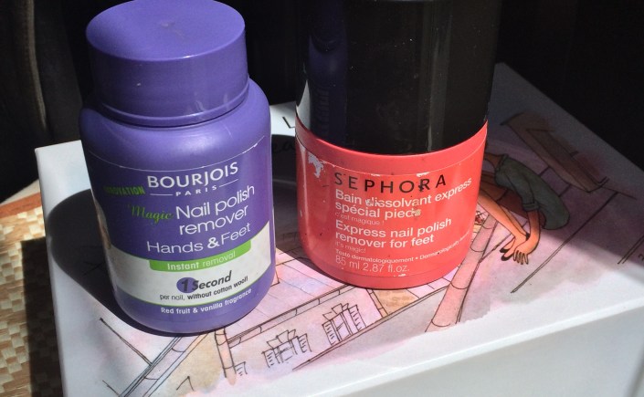 Dissolvant express pied